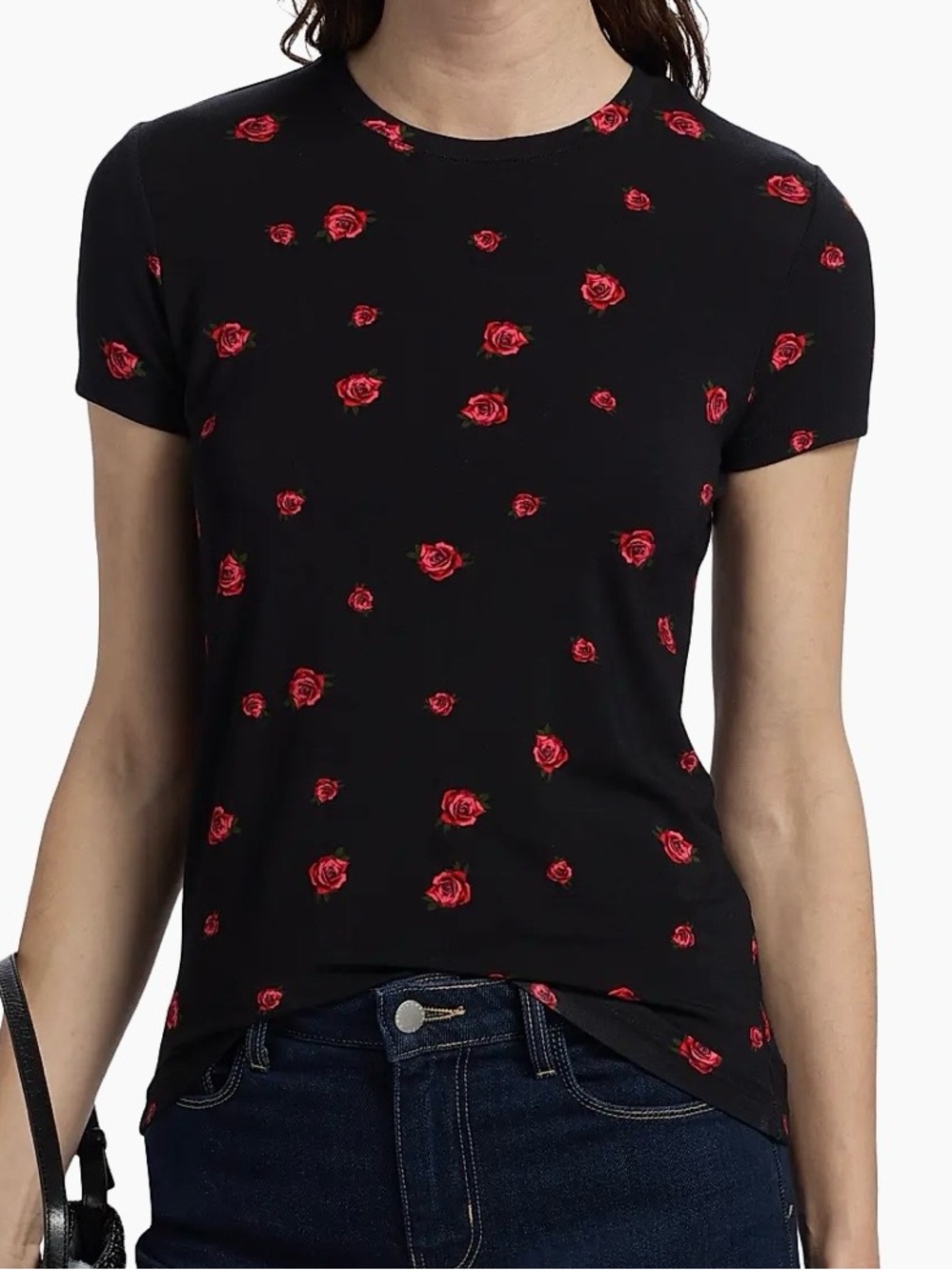 L’AGENCE Ressi Printed Jersey Top - Picture 4 of 10